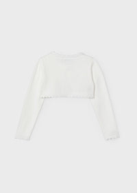 Coprispalle Bolerino Tricot Bianco