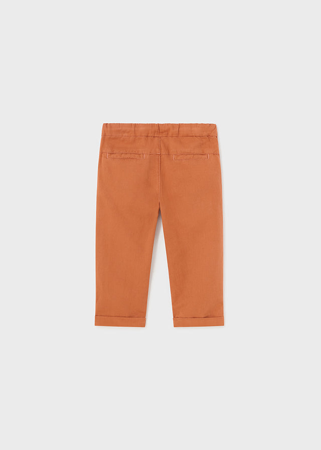 Pantalone Lino Relax Arancione