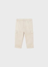Pantalone Cargo Slim Beige