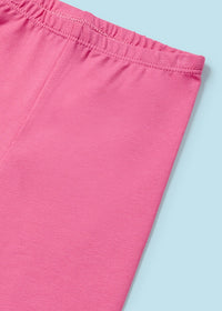 Maglietta + 2 Leggings Fucsia Fiori