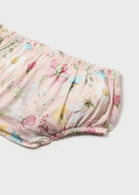 Vestitino Bretelline Stampato Beige