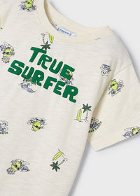 Maglietta Bianca True Surfer