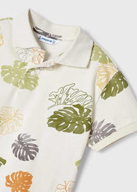 Polo Bianca Jungle Leaves
