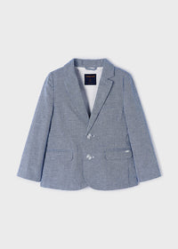 Giacca Azzurro in Lino Suiting