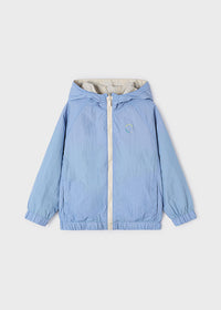 Giacca a Vento Azzurra Reversibile