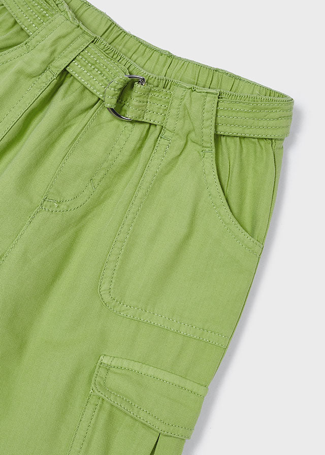 Pantalone Lungo Verde Cotone Tencel