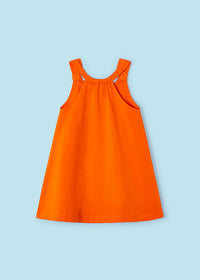 Vestito Arancione Fiori