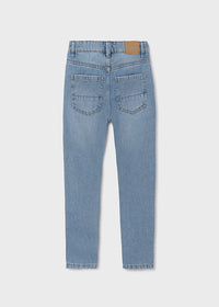 Pantalone Denim Stright Cropped