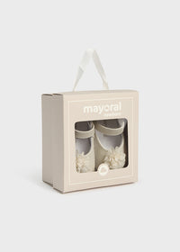 Scarpe Fiore Ecru