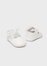 Scarpina Fiocco Bianco