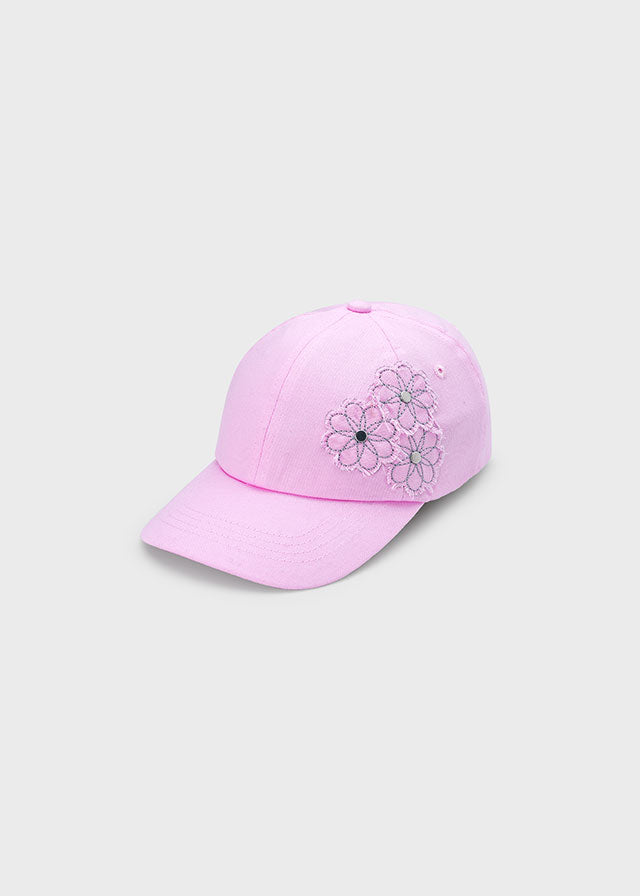 Cappello Malva Twill Fiore