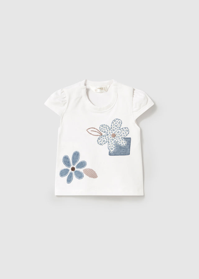 Maglia Manica Corta Bco-Blues