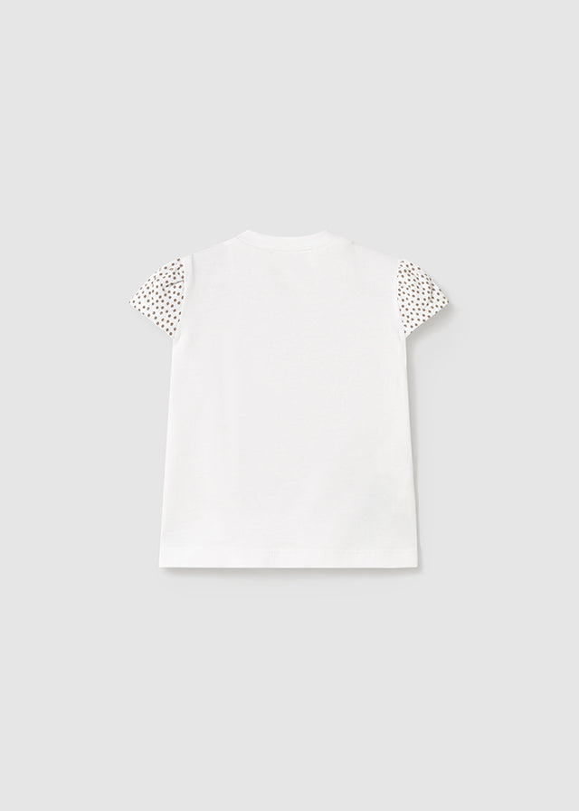Maglia Manica Corta Bco-Biscot