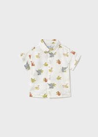 Camicia Corta Stampata Animaletti