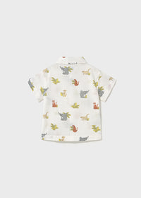 Camicia Corta Stampata Animaletti