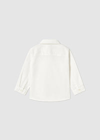 Camicia Elegante Papillon Crema