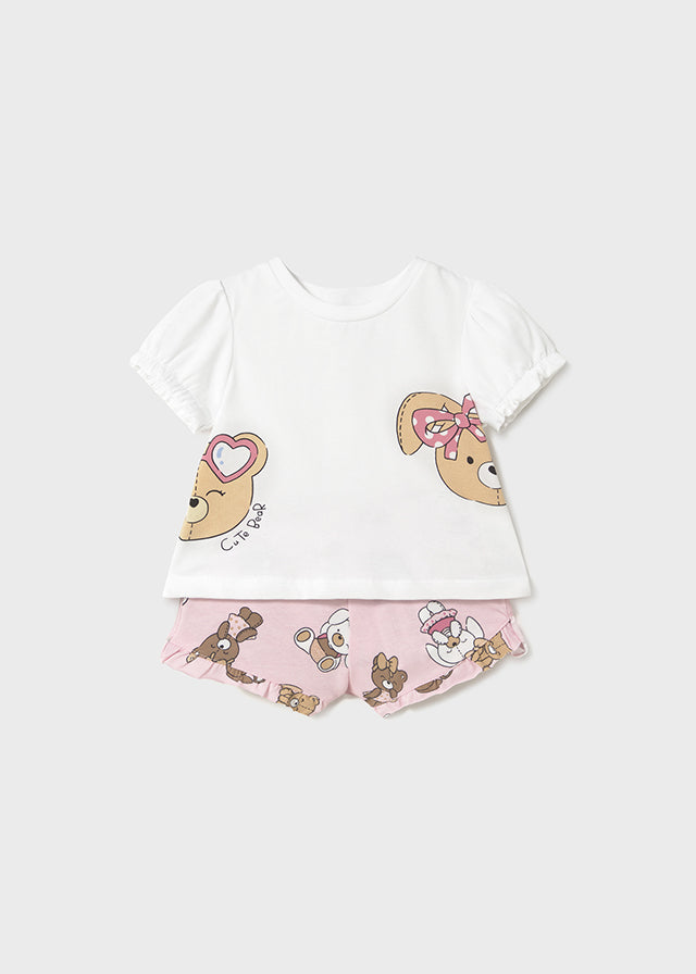 Completo Short Rosa Baby