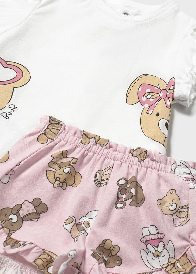 Completo Short Rosa Baby