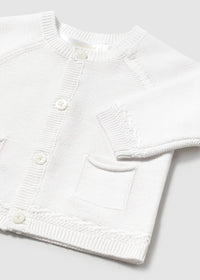 Cardigan Tricot Bianco