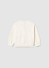 Pullover Ricamato Bianco