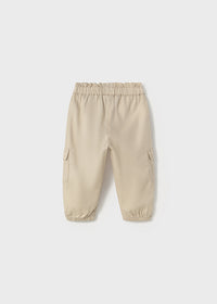 Pantalone Lungo Cargo Seppia
