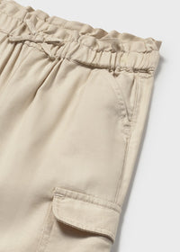 Pantalone Lungo Cargo Seppia