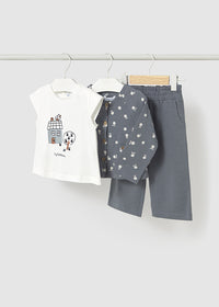 Completo Pantalone 3 Pezzi Liquirizia