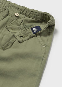 Pantalone Lino Relaxed Salvia