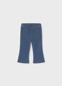 Leggings Flared Knitted Denim