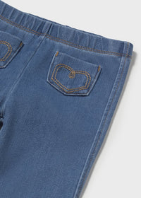 Leggings Flared Knitted Denim