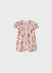 Pigiama Corto Rosa Baby