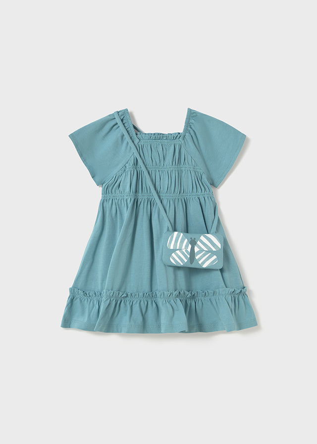 Vestito Con Borsa Smeraldo