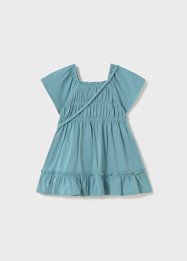 Vestito Con Borsa Smeraldo