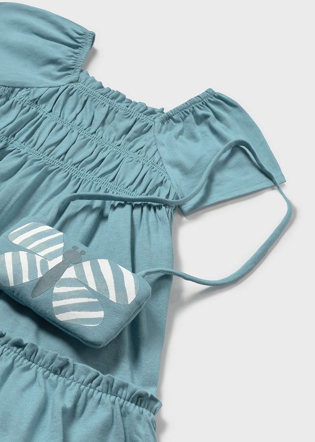 Vestito Con Borsa Smeraldo