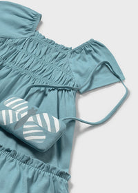 Vestito Con Borsa Smeraldo