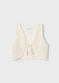 Maglietta Corta Gilet Bianco