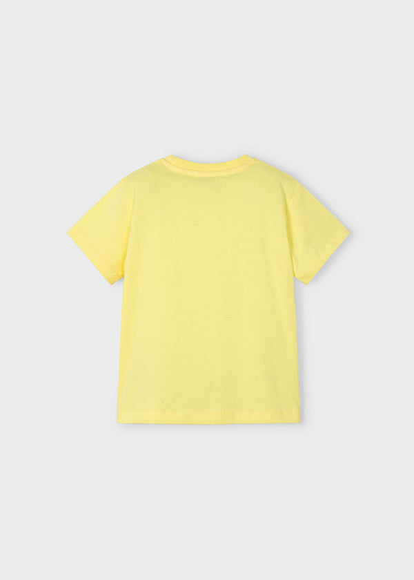 Maglietta Corta Paesaggio Giallo