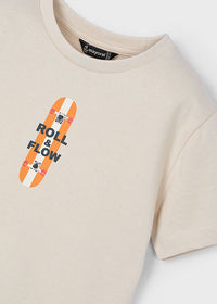 Maglietta Corta Roll And Flow Quarzo