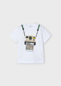 T-Shirt Corta Trucco Bianco