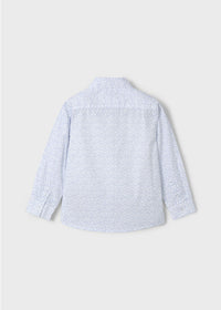 Camicia Stampata Celeste