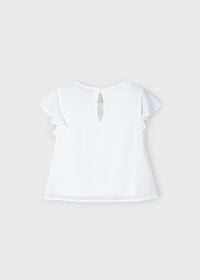 Blusa Chiffon Fiocco Ecru