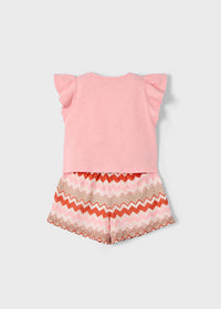 Completo Short Fantasia Salmone