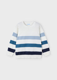 Maglia Righe Azzurro