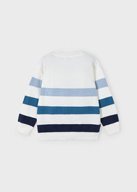 Maglia Righe Azzurro