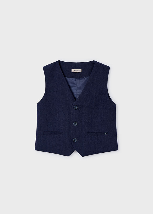 Gilet Lino Marino