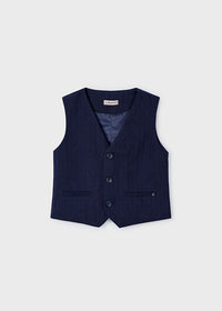 Gilet Lino Marino