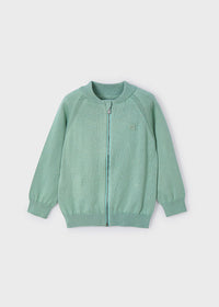 Felpa Tricot Bomber Dark Blu
