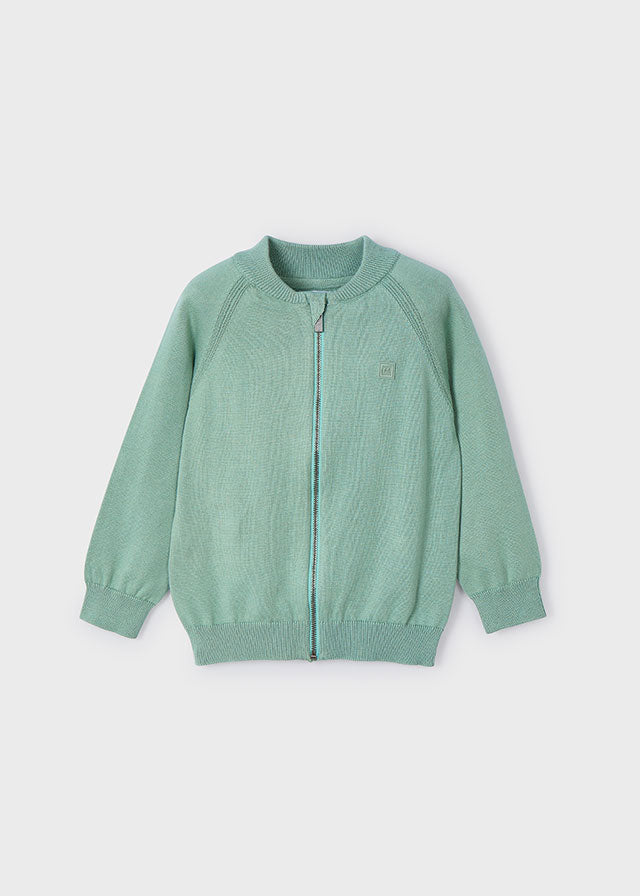Felpa Tricot Bomber Dark Blu