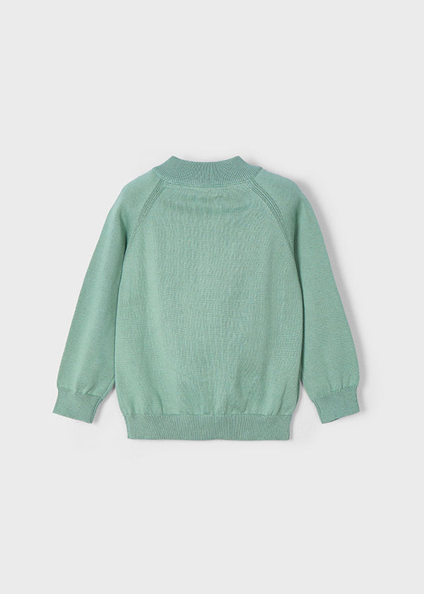 Felpa Tricot Bomber Dark Blu