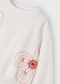 Pullover Fantasia Bianco